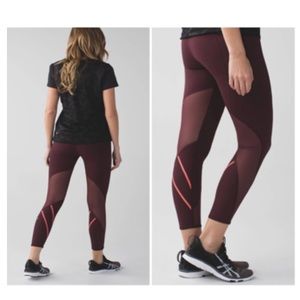 Lululemon All Meshed Up 7/8 legging